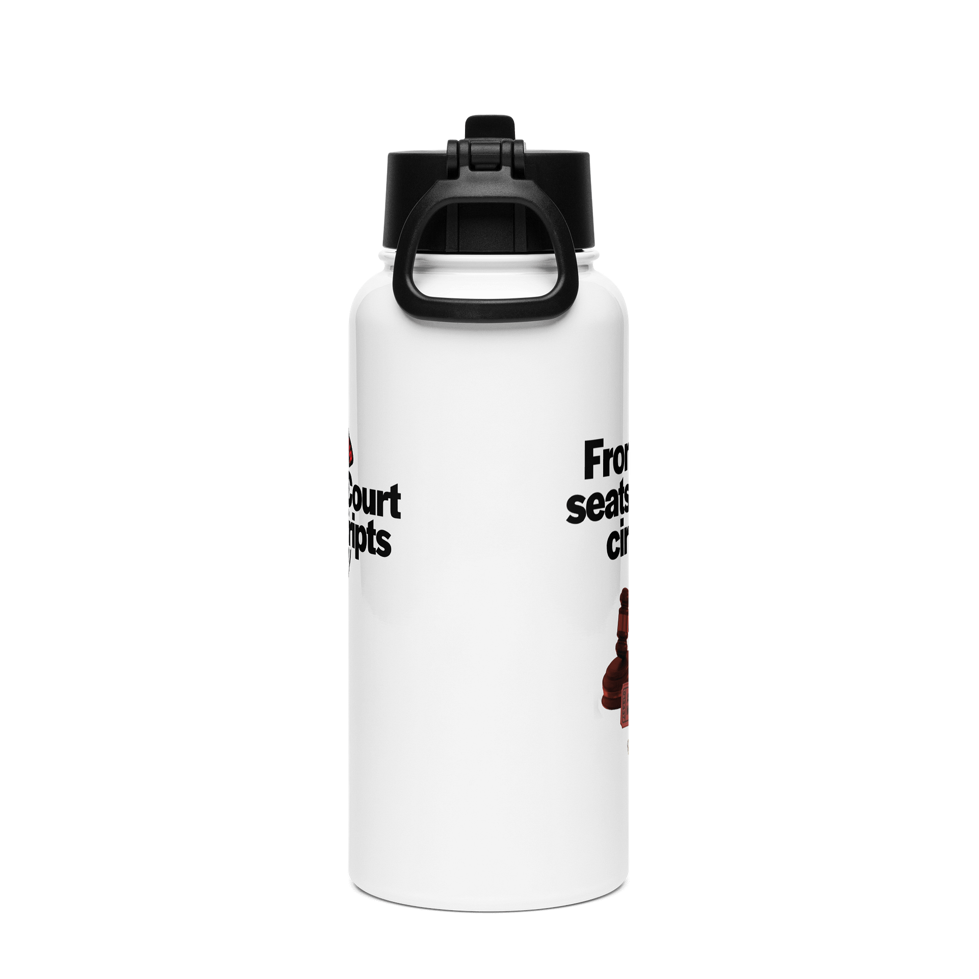 Circus Steel Water Bottle w/ Straw Lid product image (4)