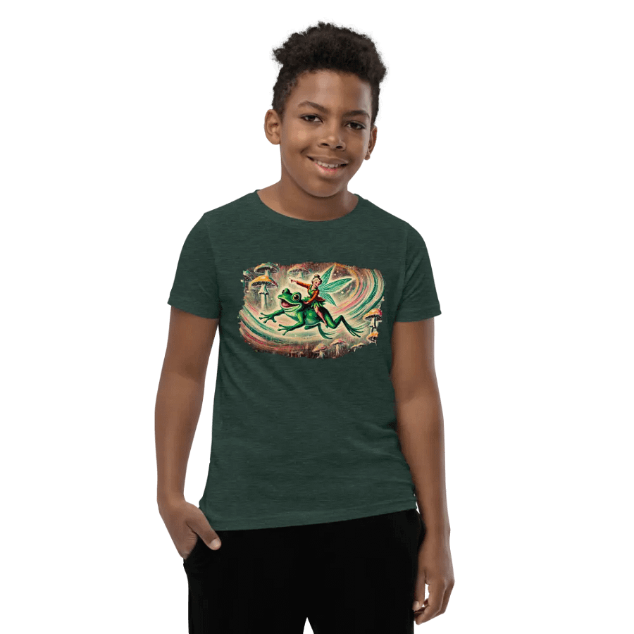 Enchanted Frog and Fairy Kids T-Shirt product image (36)