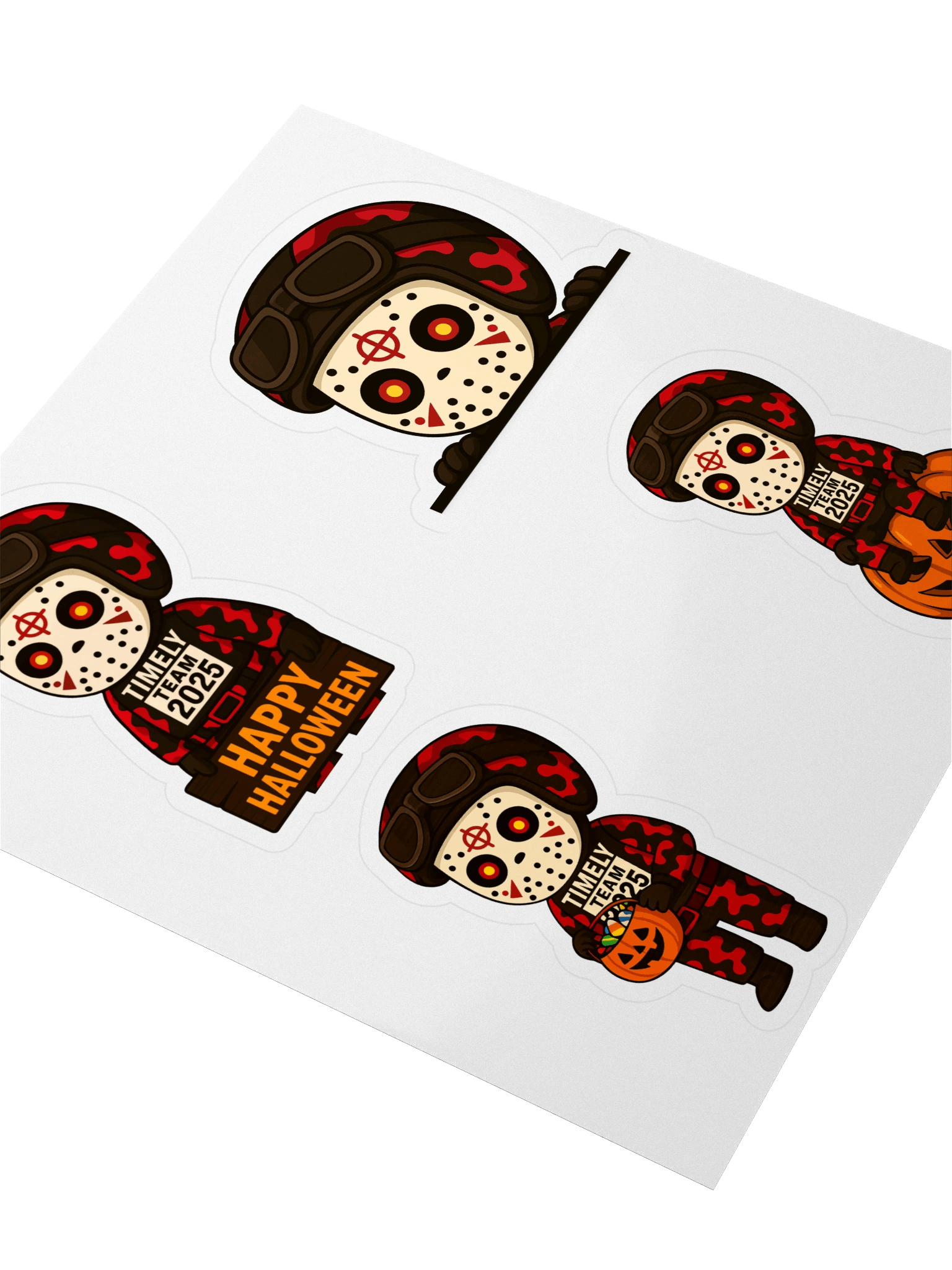 Timely Team Halloween Slasher Theme Stickers! product image (3)
