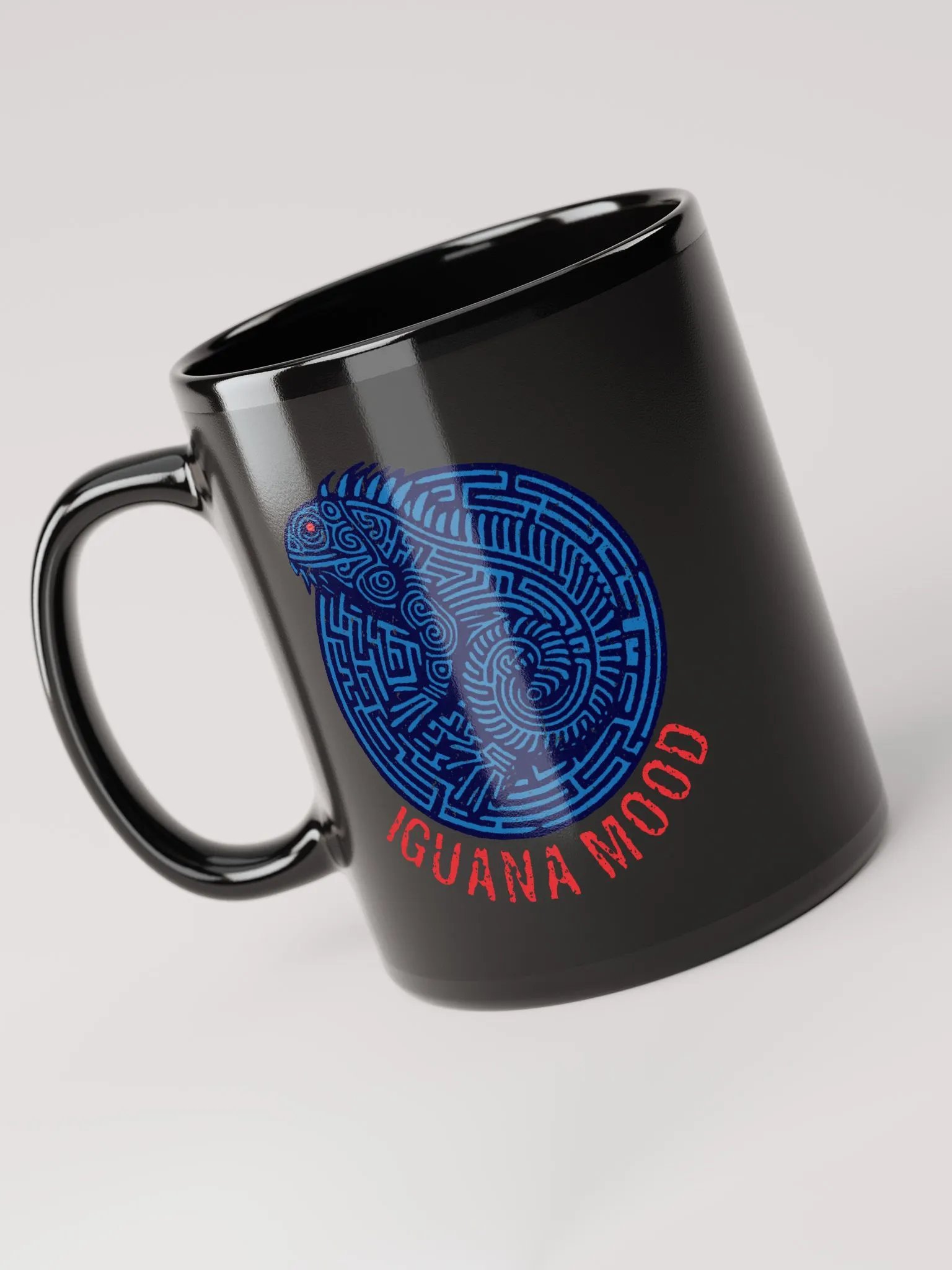 Iguana Mood | Black Mug product image (6)