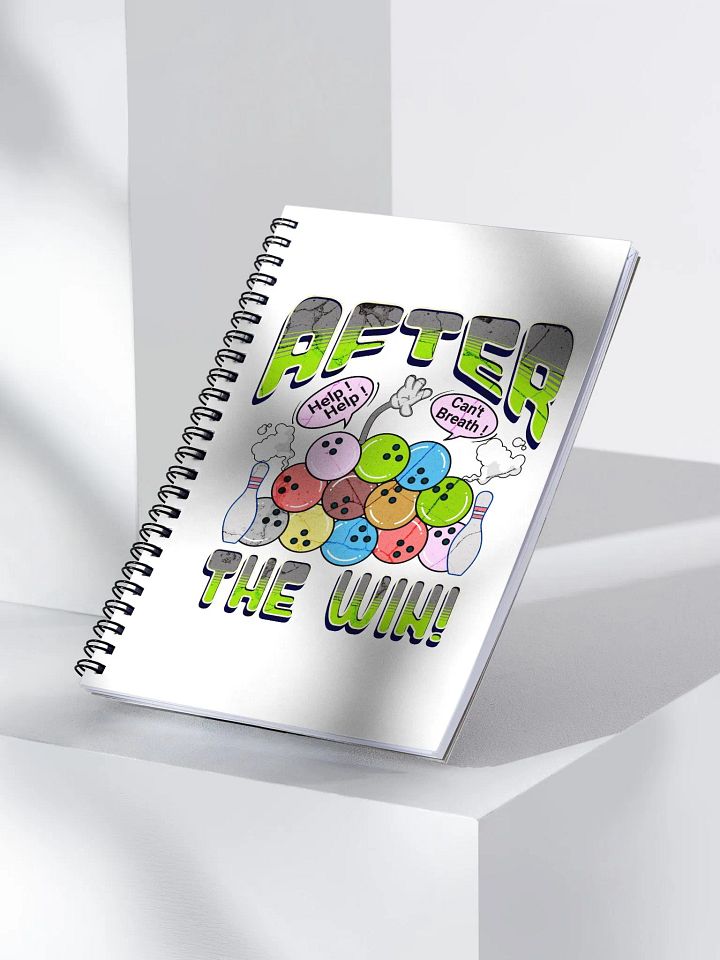 After The Win Bowling Balls Spiral Notebook product image (2)