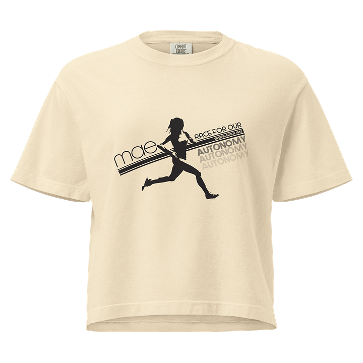 Mae Race For Our Autonomy Crop Tee product image (1)