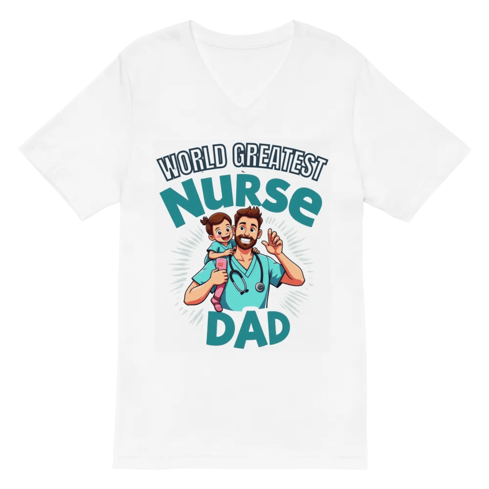 Nurse Dad Appreciation V-Neck Tee product image (2)
