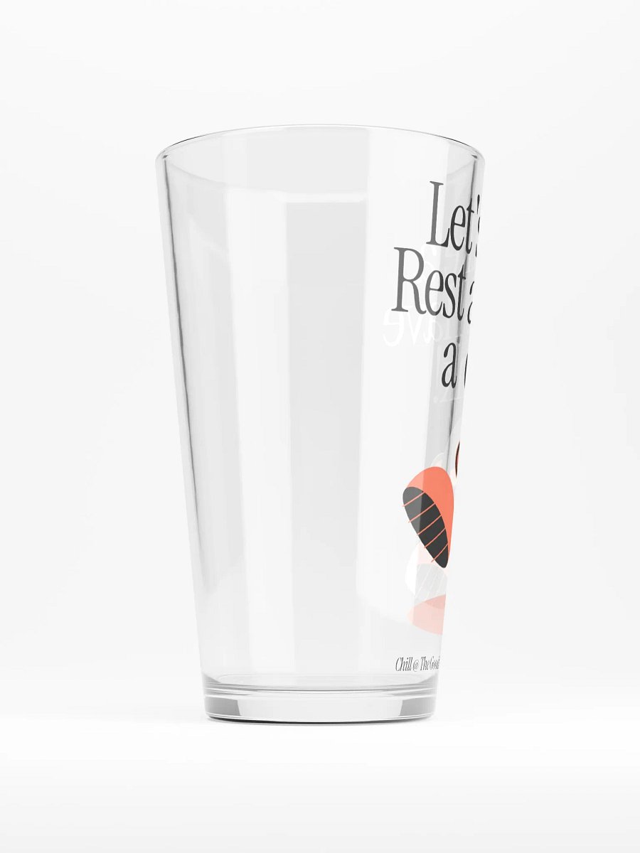 Rest & Refresh Shaker Pint Glass product image (2)
