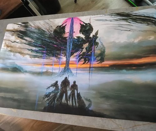 One thing I got used to doing was taking playmats or mousepads and putting them up like posters. I did it because usually the...