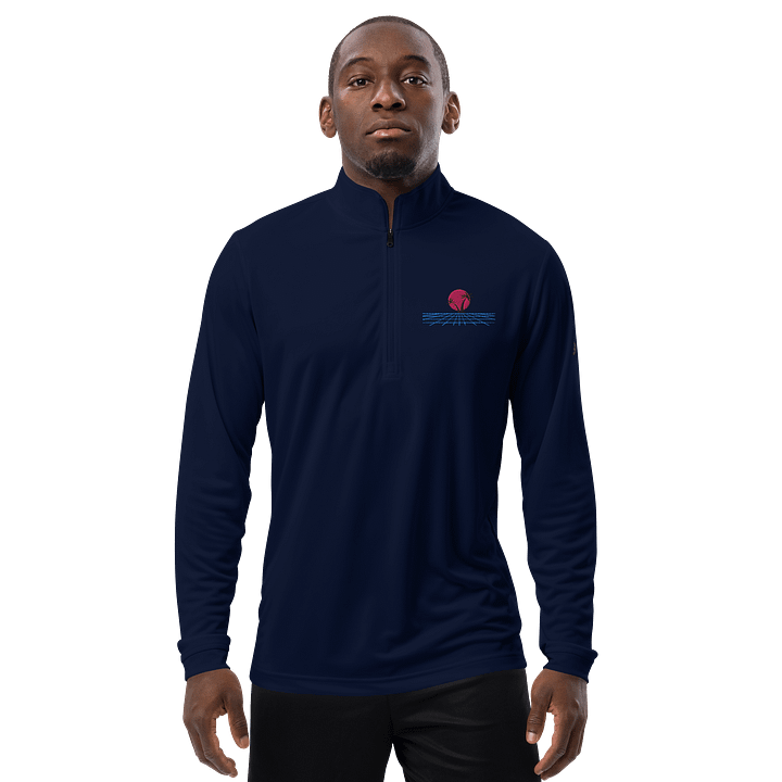 Neon Palms Retro Quarter-Zip Pullover product image (2)