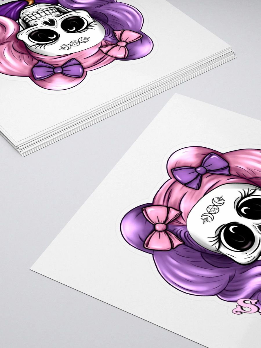 Moonlit Skull Kiss Cut Stickers product image (12)