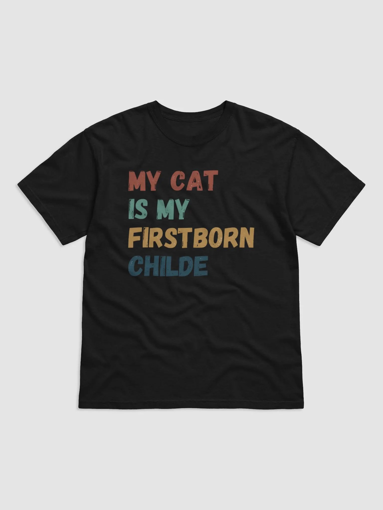 Firstborn Cat Lover Tee product image (5)