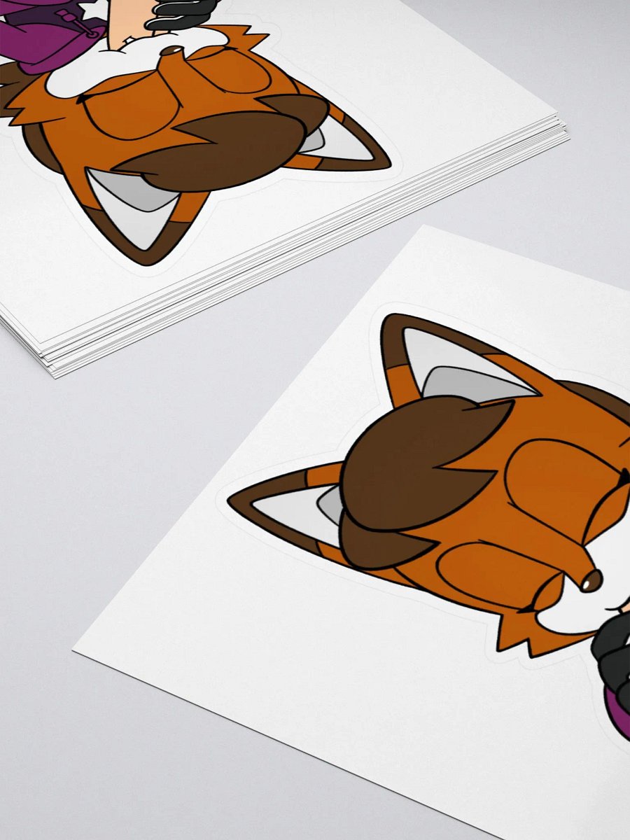 Fox Eats a Soft Taco Sticker product image (10)