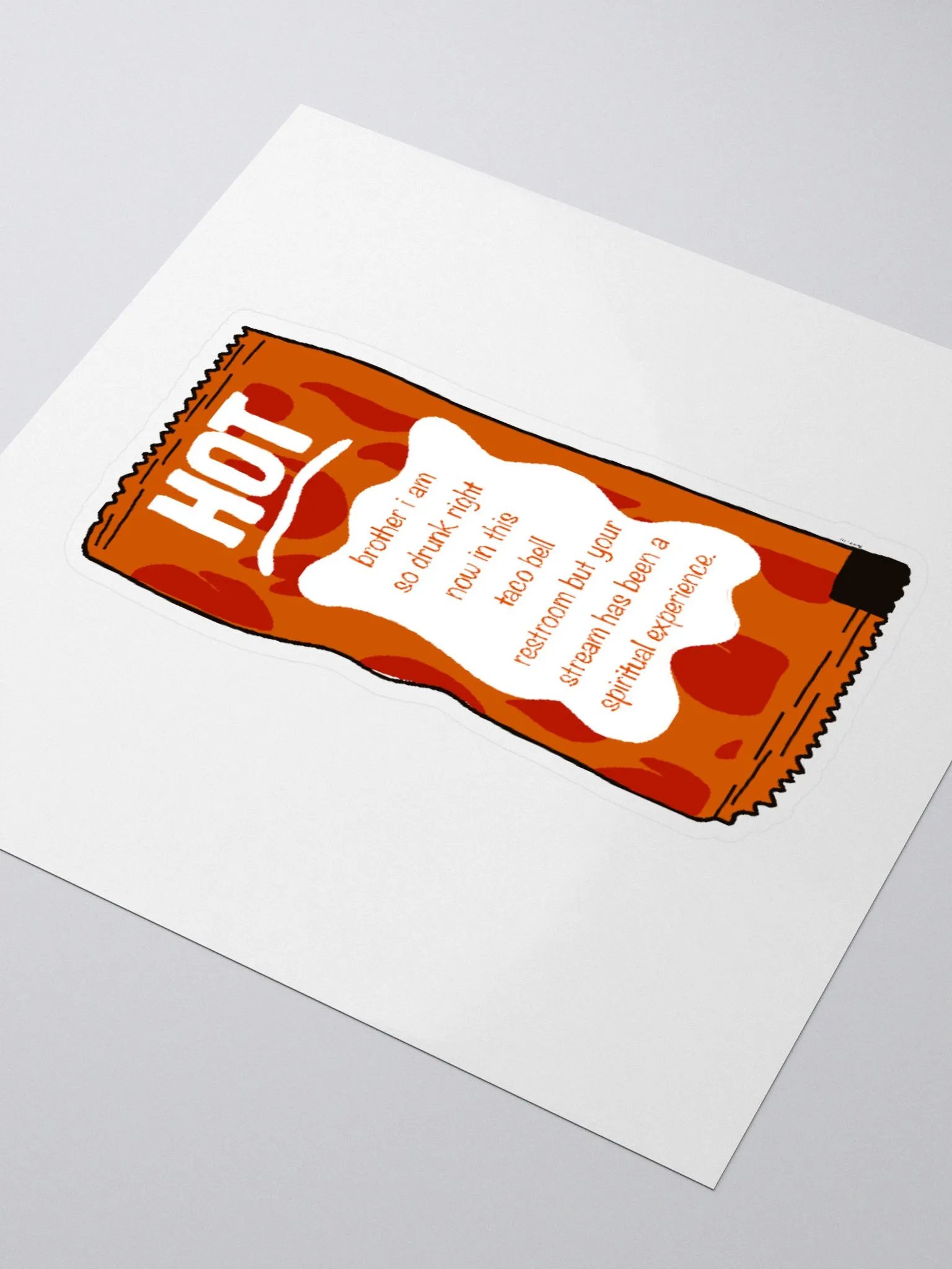 The Infamous Quote Sticker product image (3)