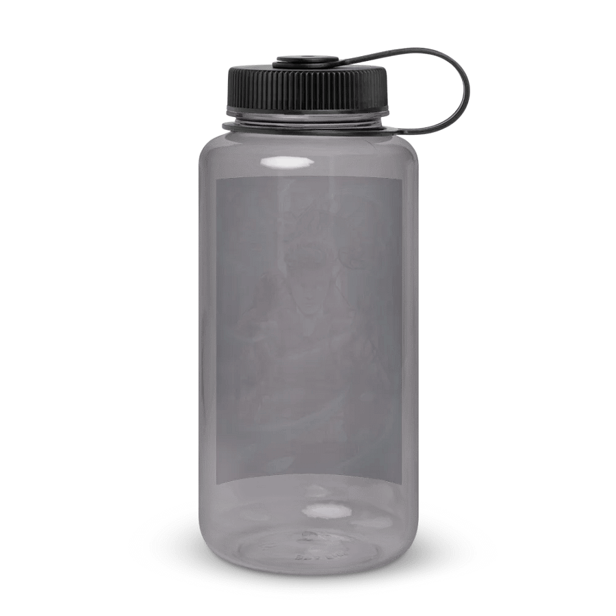 'A Depiction of The Fluttering Leaf' Wide Mouth Plastic Water Bottle product image (2)