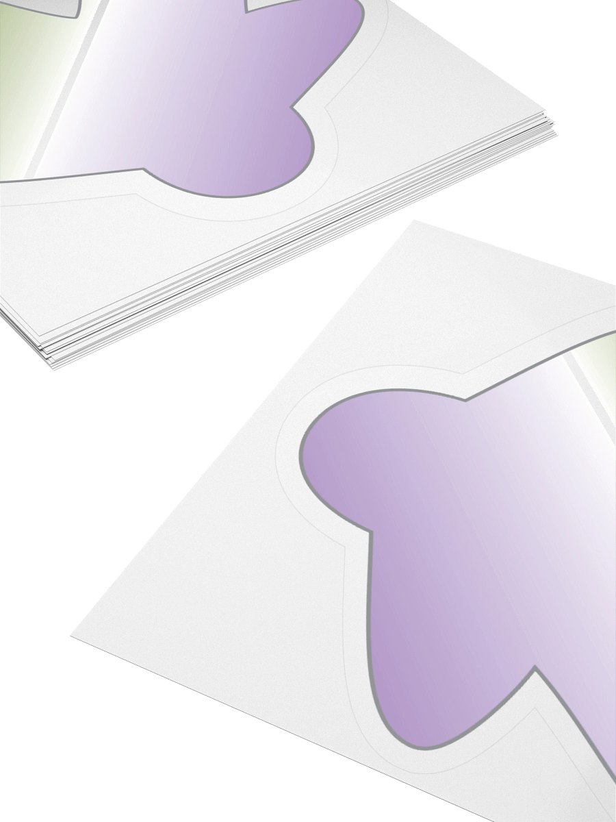 Genderqueer Pride Gradient Meeple Sticker product image (11)
