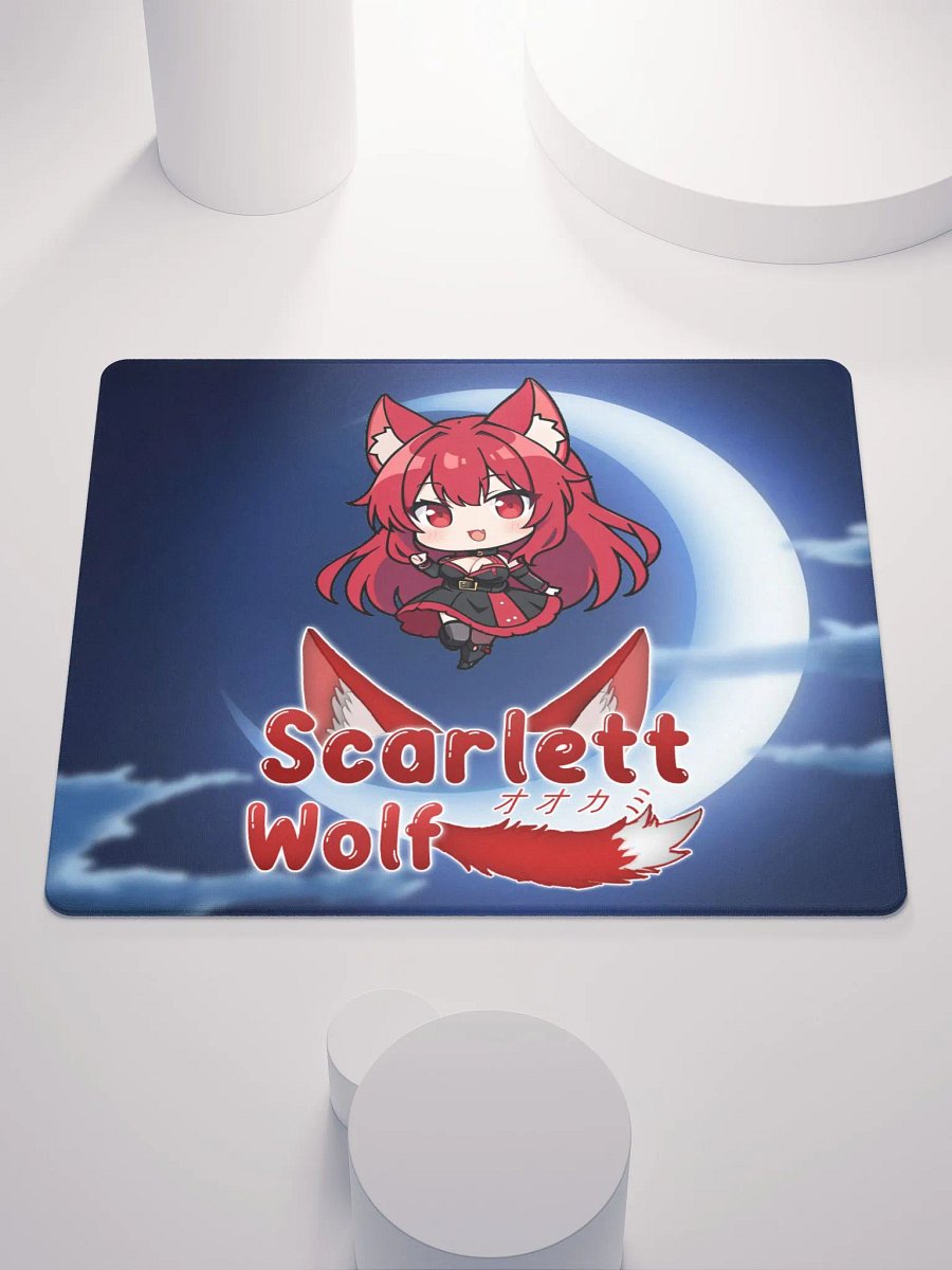 Scarlett Wolf Blue Moon Gamming Mouse Pad product image (2)