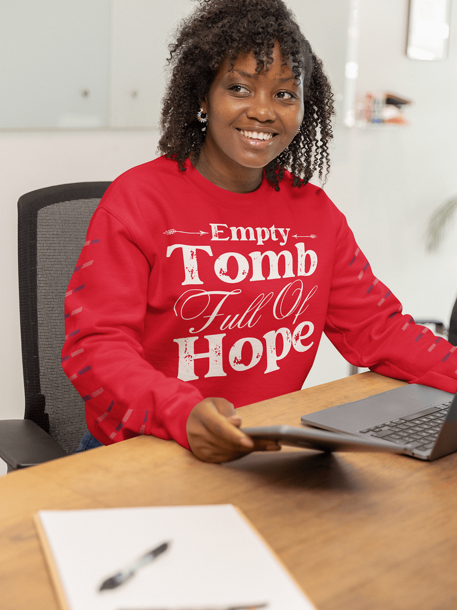 Empty Tomb Full Of Hope Christin Gildan Sweater product image (1)
