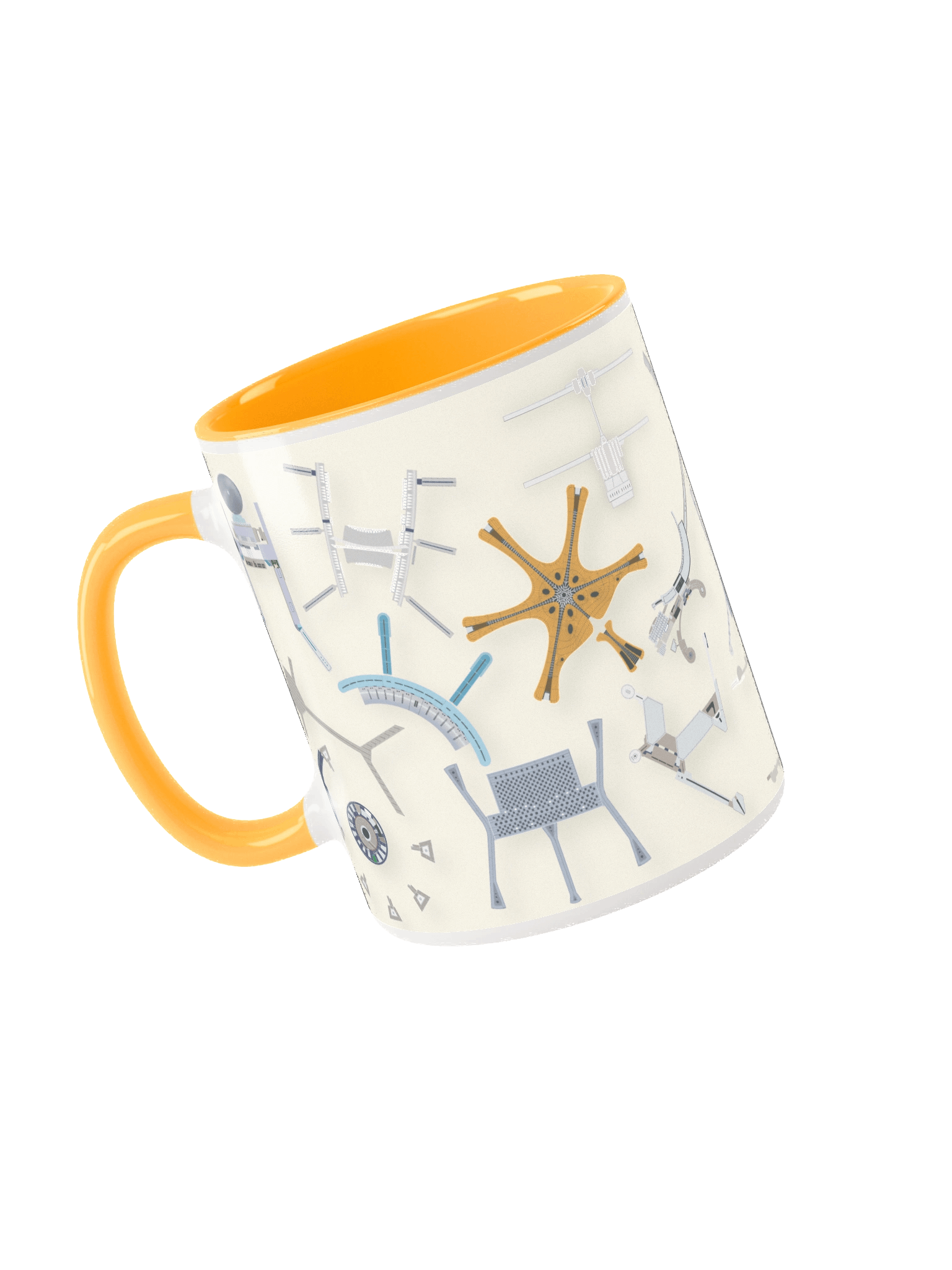 Airport Terminals - Mug Beige/Orange product image (3)