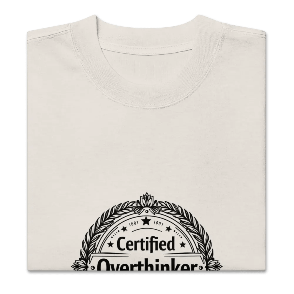Oversized Certified Overthinker Tee product image (30)