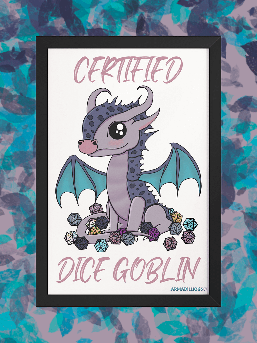 Certified Dice Goblin Poster product image (1)