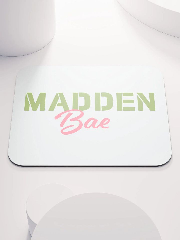 MaddenBae Mouse Pad Green and Pink product image (1)