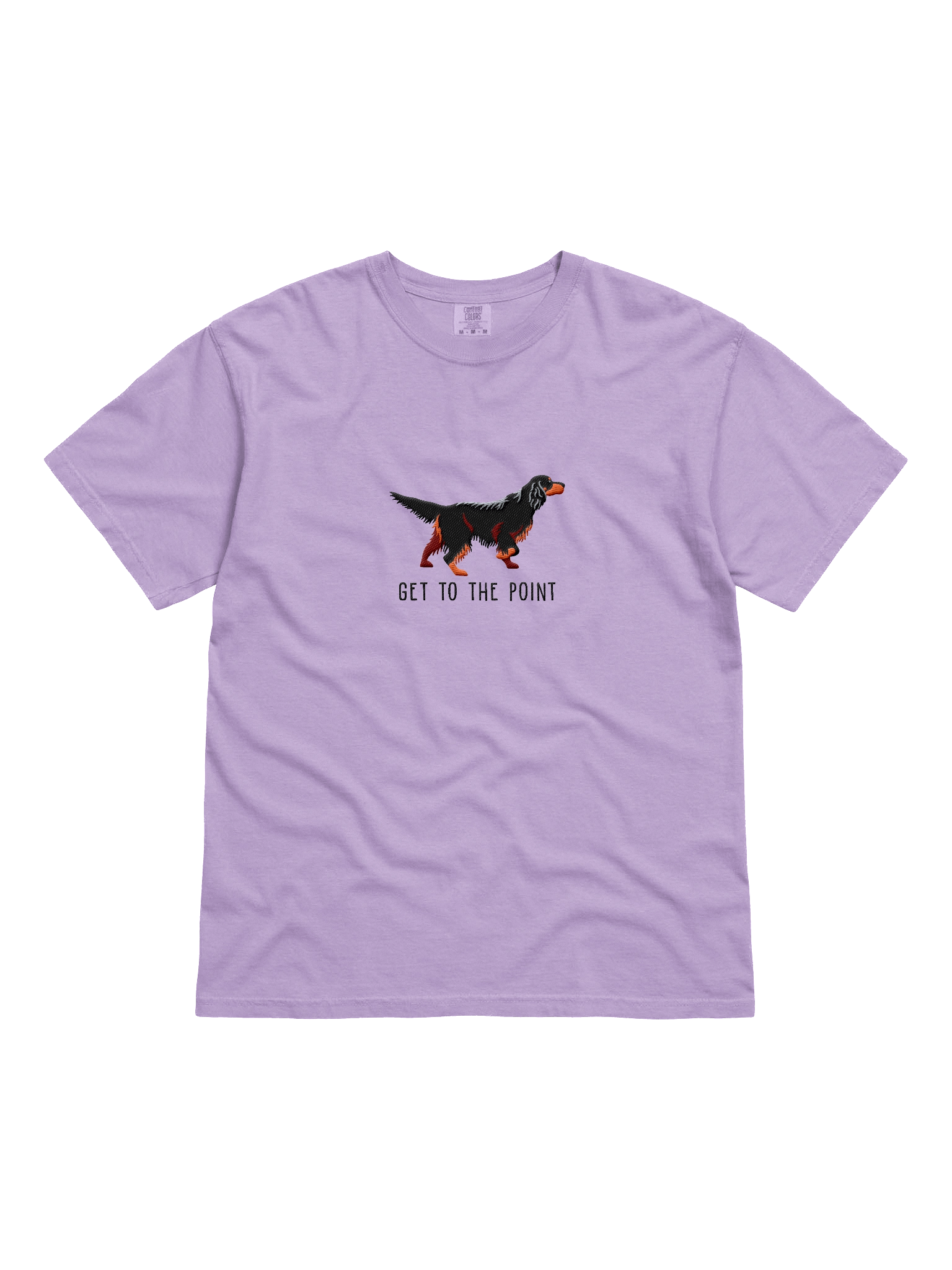 Get to the Point T-Shirt(Embroidered) of a Gordon Setter product image (1)