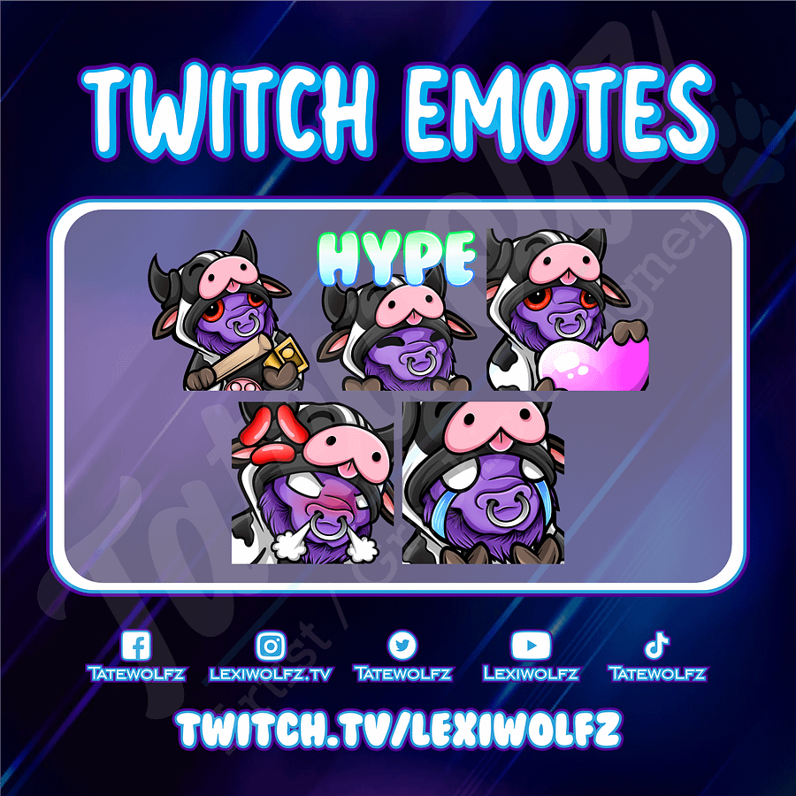 Twitch Emotes: Moo Cow Alistar product image (1)