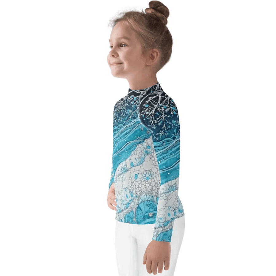Winter Frost, Unisex Kids Rash Guard product image (3)