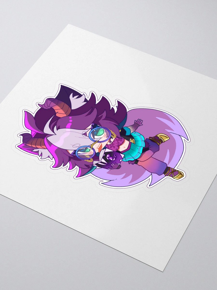 Loki with a Book! Kisscut Sticker (Multiple Sizes) product image (3)