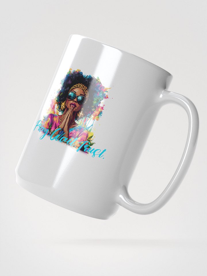 Vibrant Pray. Wait. Trust. Mug product image (2)