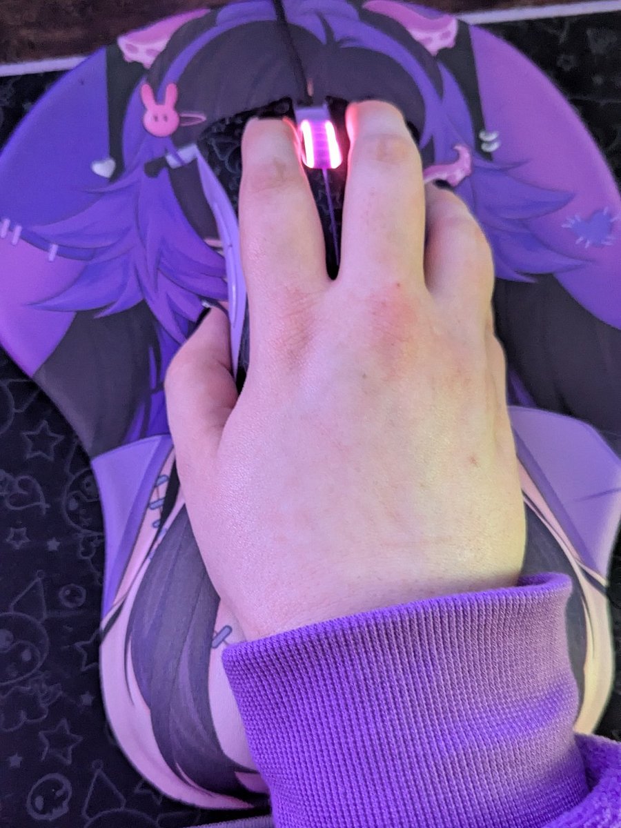 GothManiac Oppai Mouse Pad💜🐰🔮 product image (3)