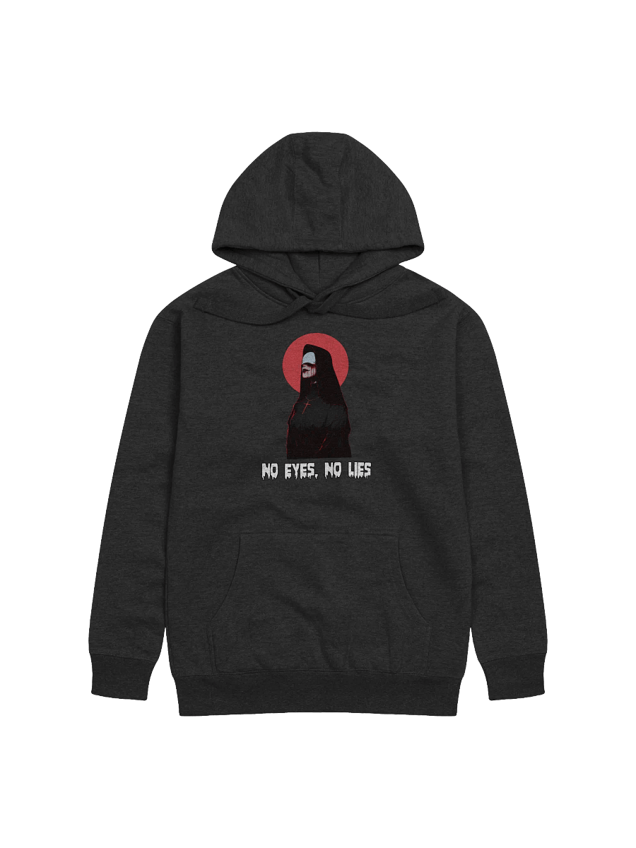 "No Eyes, No Lies" Front Gothic Printed Hoodie product image (1)