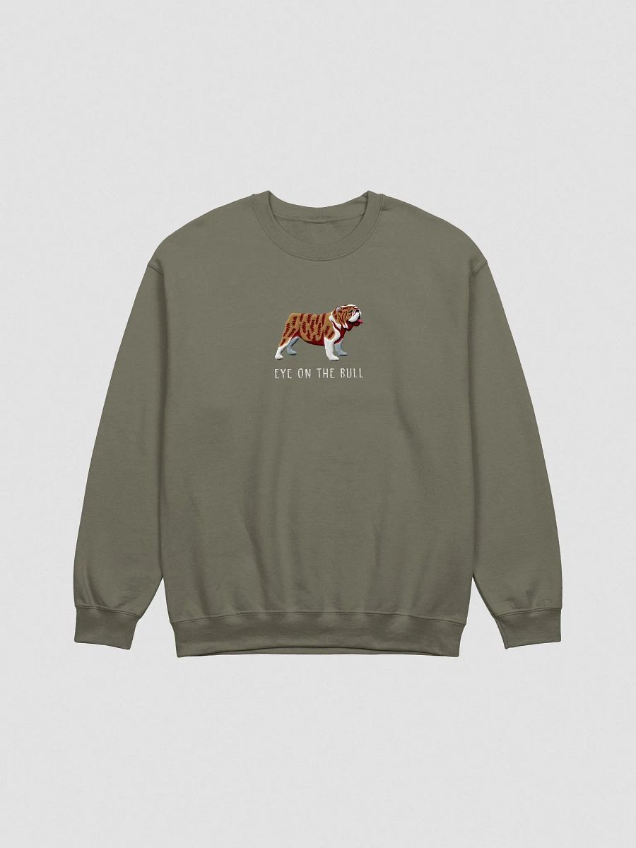 Eye on the Bull Sweatshirt (Embroidered) of an English Bulldog(Brindle) product image (4)