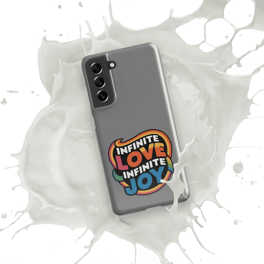 Infinite Love Infinite Joy Snap Case for Samsung (Grey) product image (10)