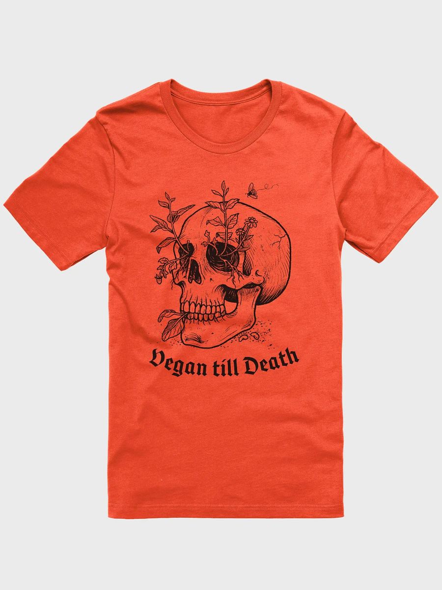 Vegan till Death black print tee product image (1)