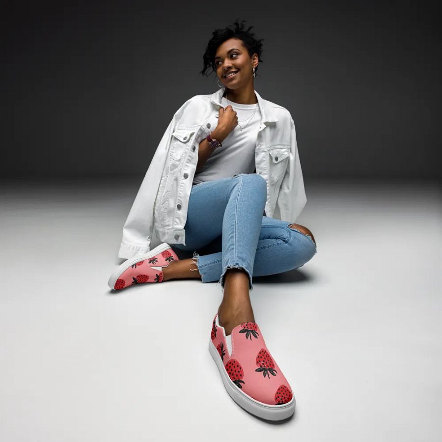 Strawberry Fields Slip-On Canvas Shoes product image (7)