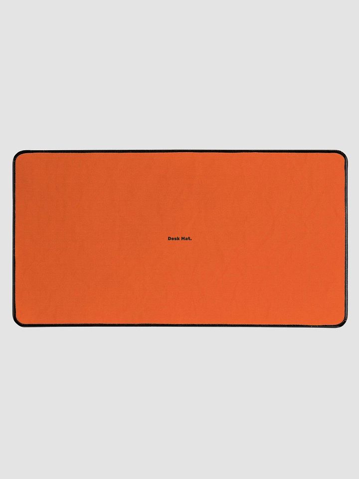 Deep Orange - Desk Mat | L - Desk Mat product image (1)