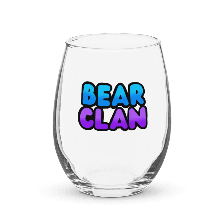 Bear Clan Stemless Wine Glass product image (1)