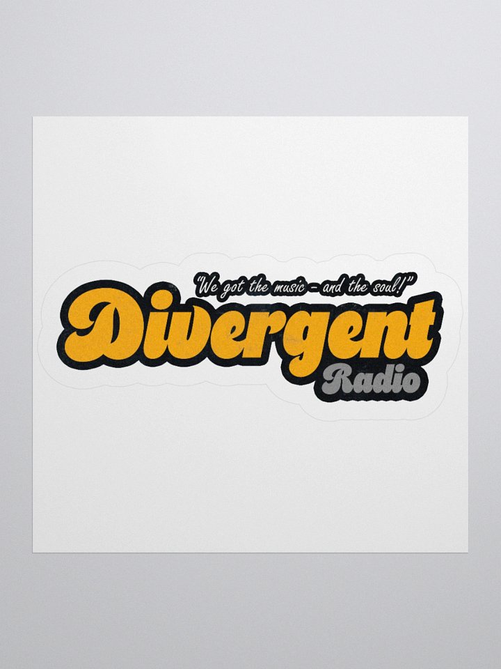 Divergent Radio Sticker product image (1)