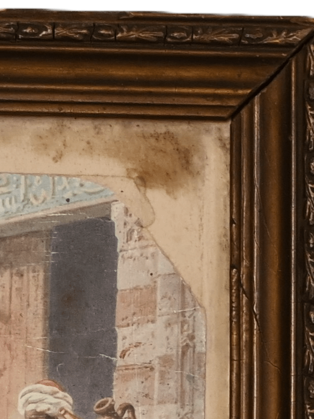 قطعة فنية لرسم لباب الجامع الاموي القرن التاسع عشر product image (3)