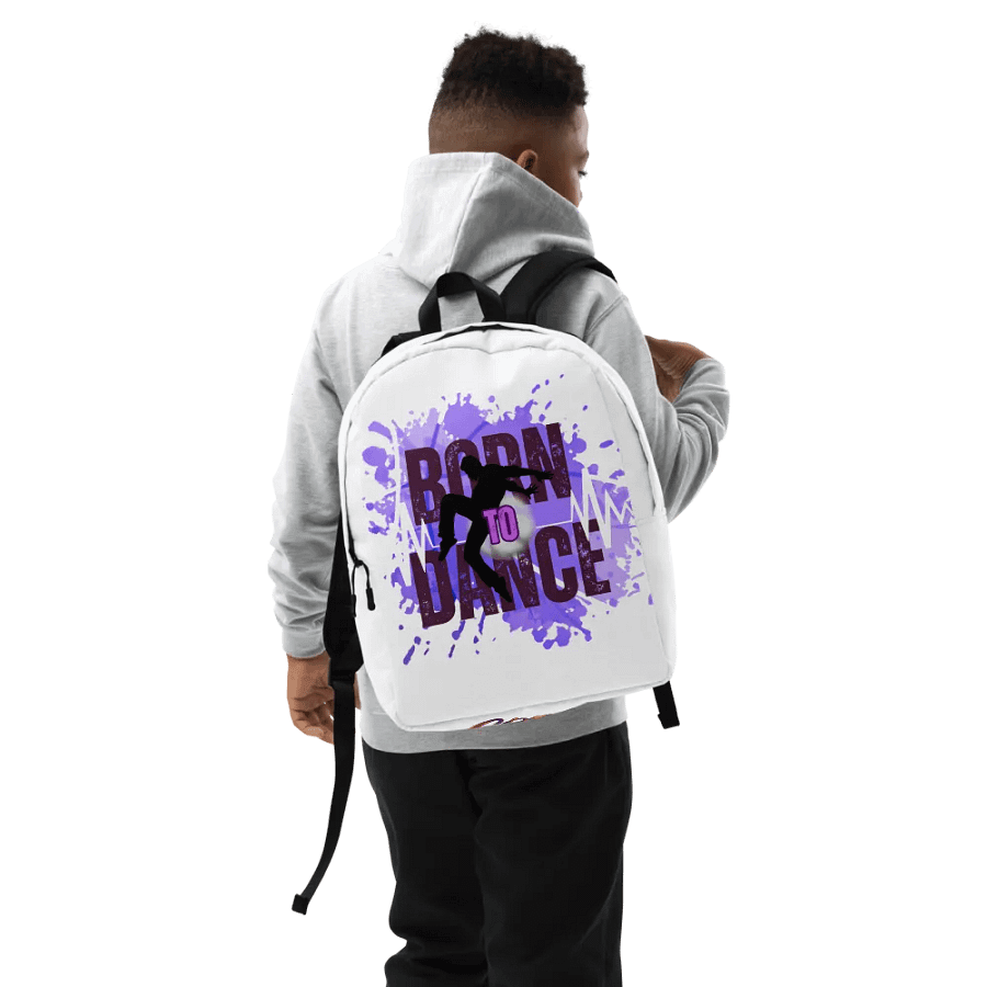 Born to Dance His Silhouette All-Over Backpack product image (8)