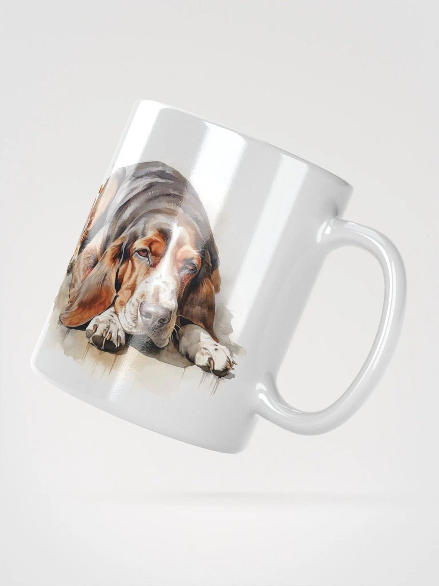 Basset Hound Trio Watercolor Mug product image (4)