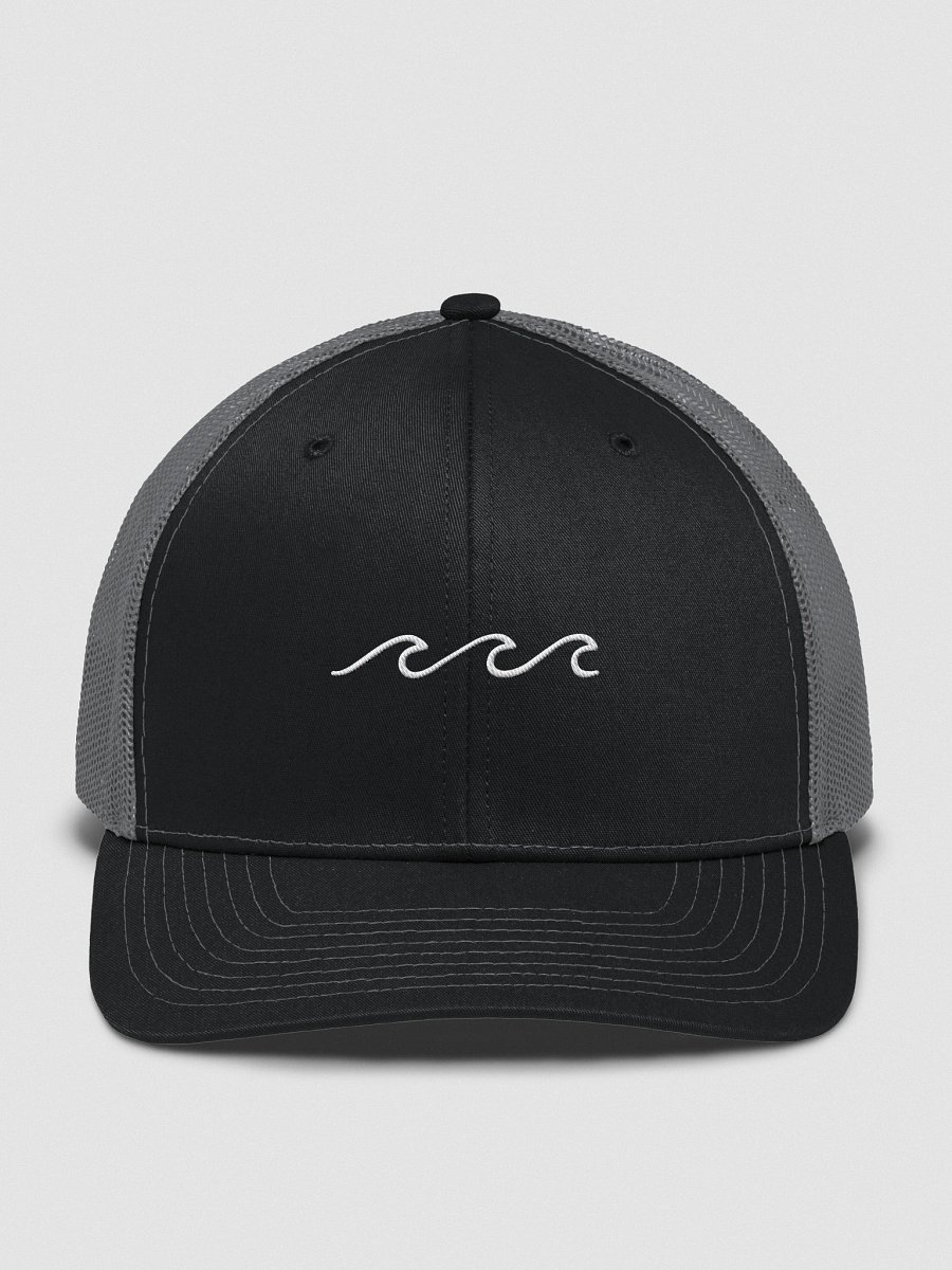 Embroidered Surfing "Waves" Trucker Hat product image (1)