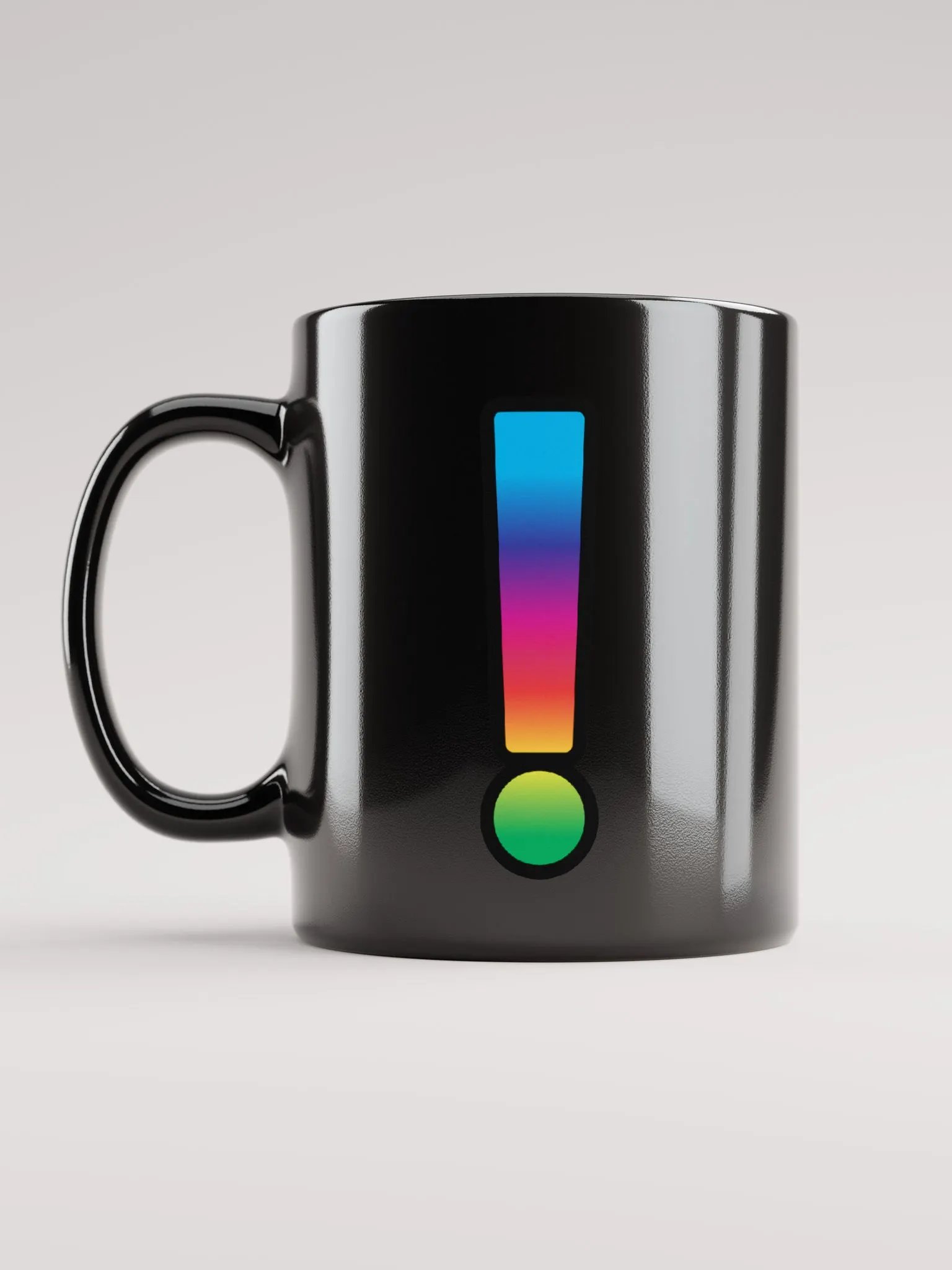 Black Mug - Excited Rainbow product image (6)