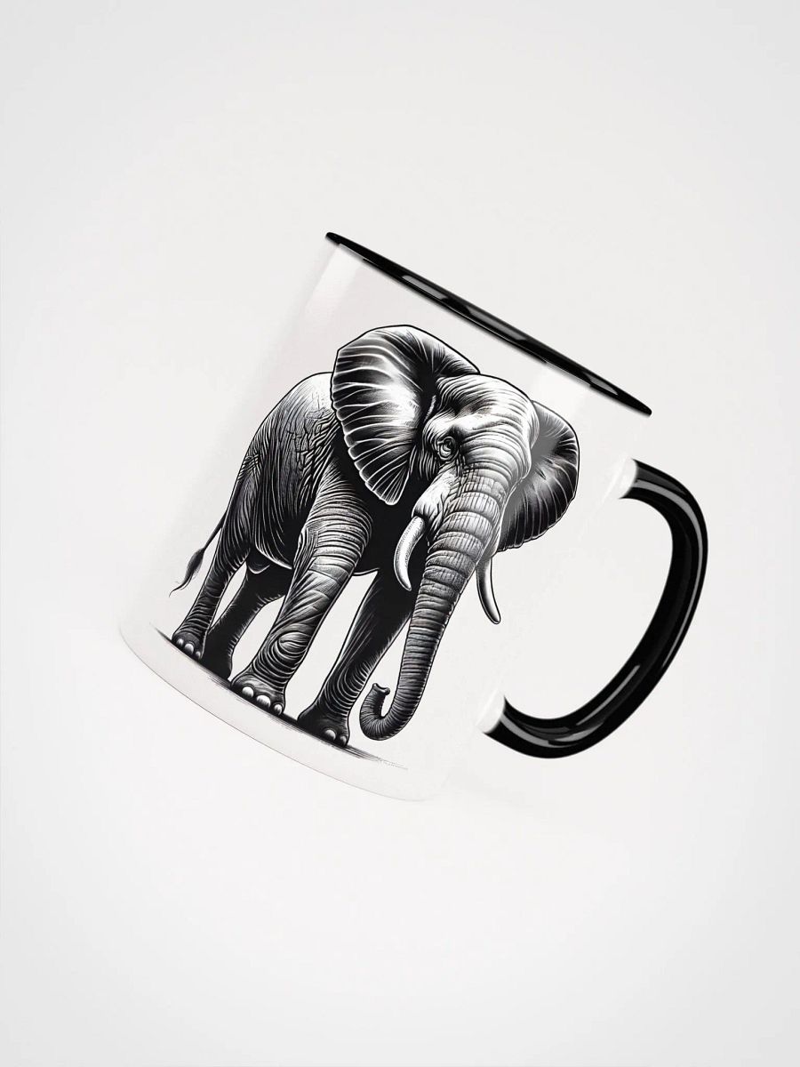 Majestic Elegant Elephant Ceramic Mug product image (2)