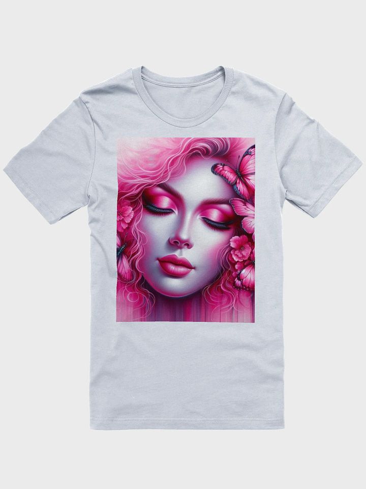 Pink Woman and Butterflies T-shirt product image (1)