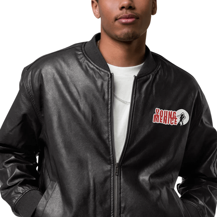 YOUMG MENICE LEATHER BOMBER JACKET product image (2)