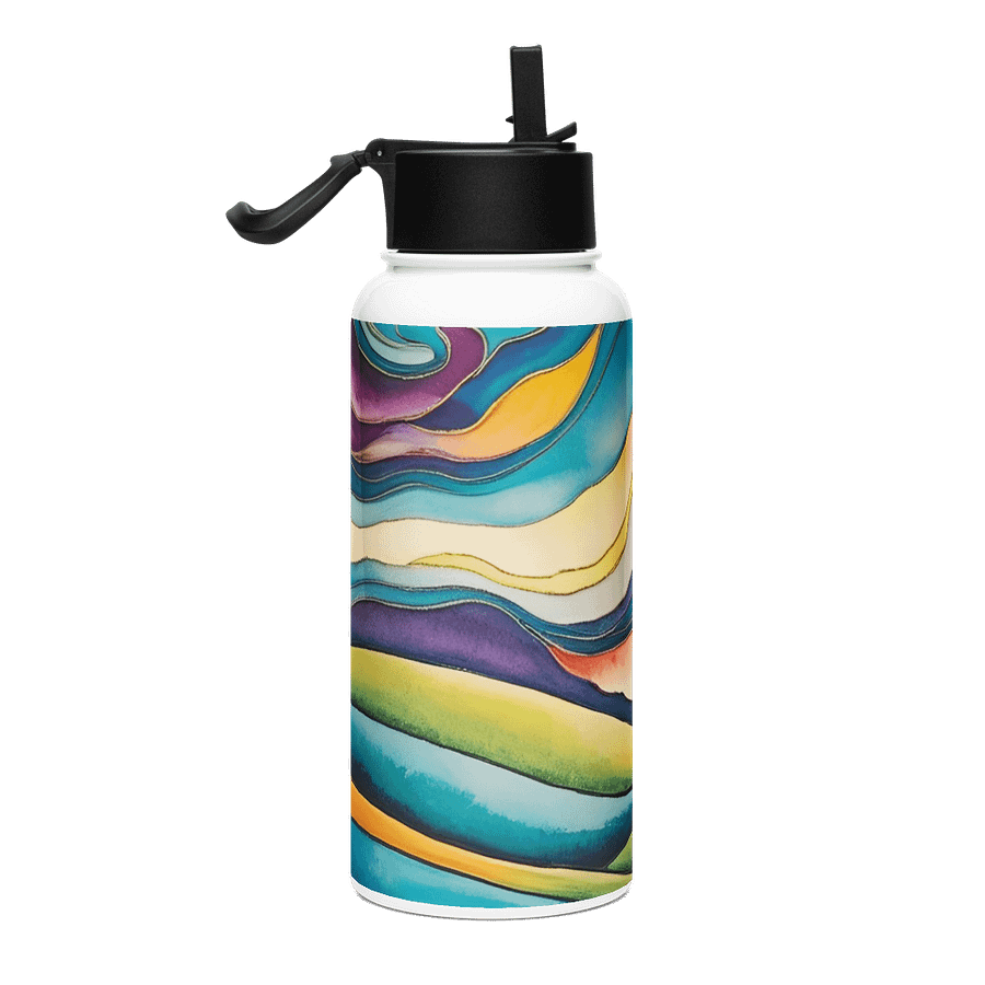Ripple Effect Stainless Steel Water Bottle gift for arty mom dad friend family product image (4)