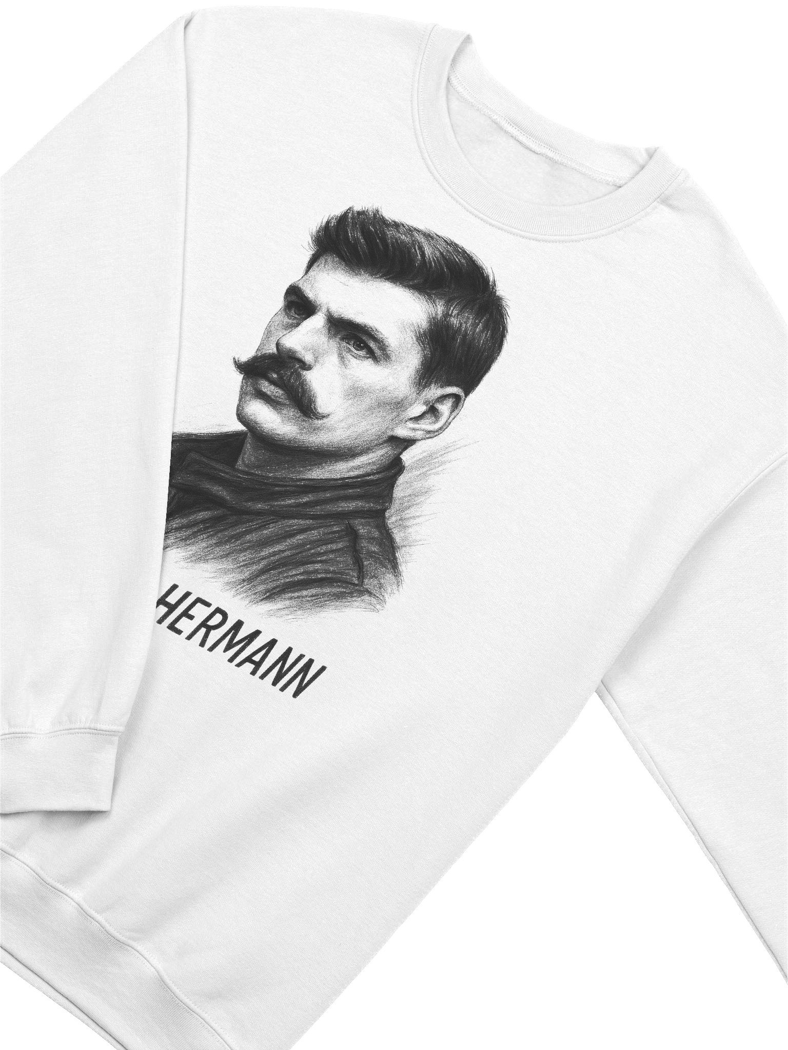 Vintage Franz Hermann Monochrome Portrait Sweatshirt product image (3)