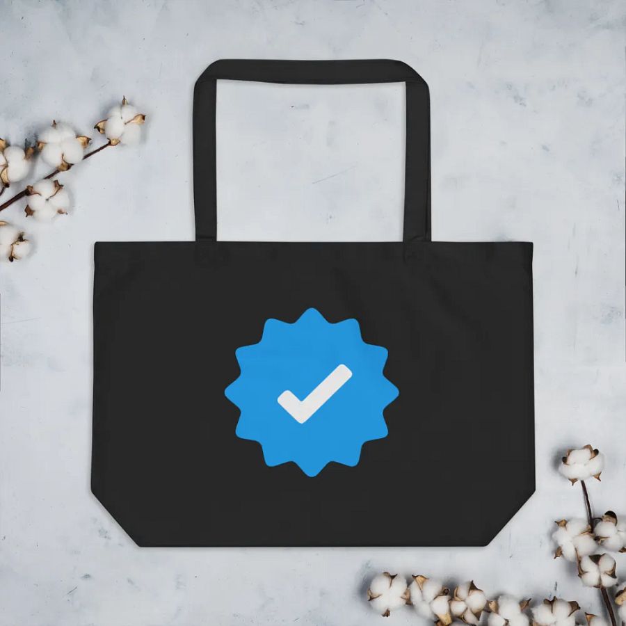 Verified Organic Tote Badge product image (7)
