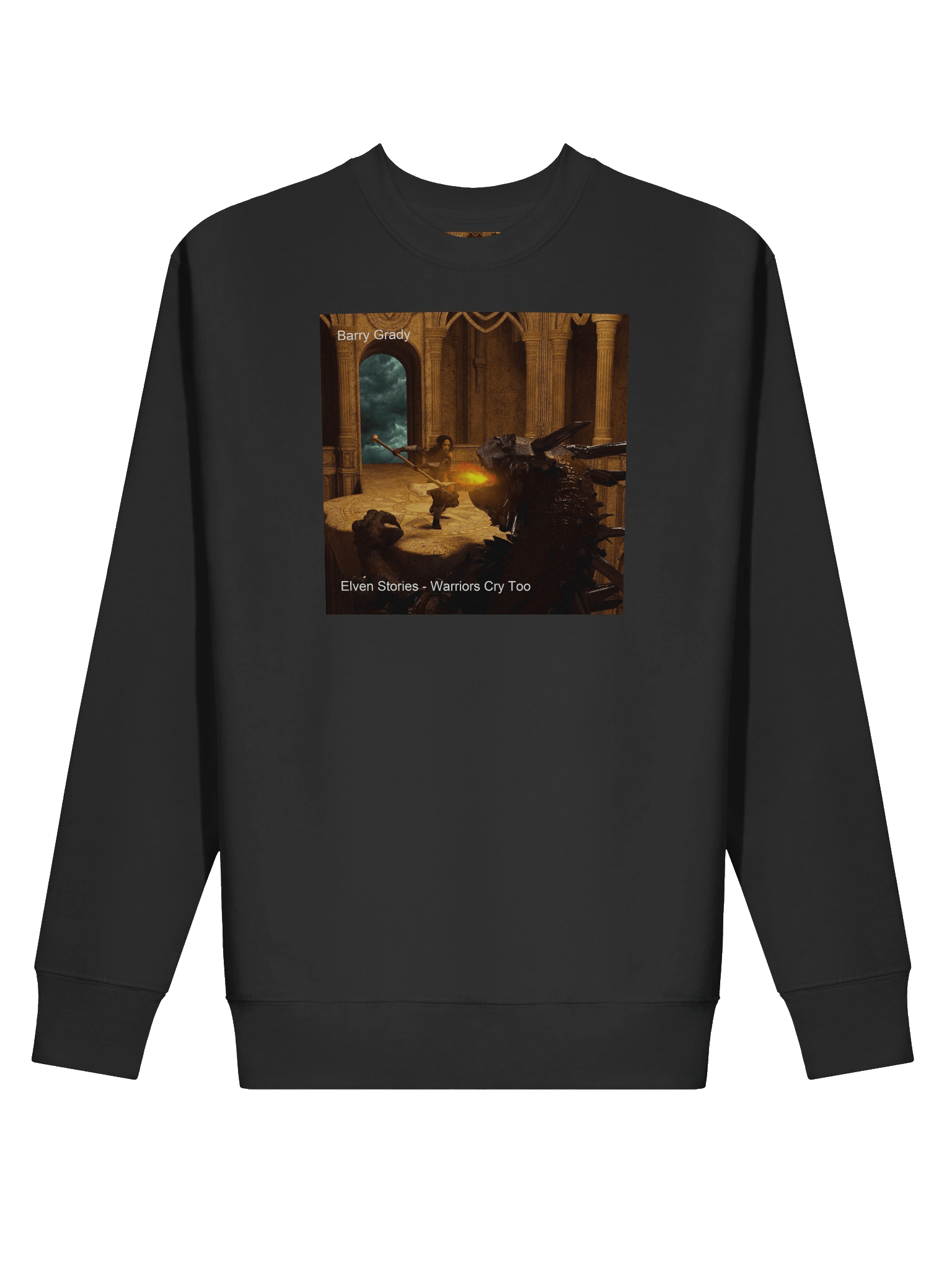 'Elven Stories - Warriors Cry Too' Premium Sweatshirt product image (12)