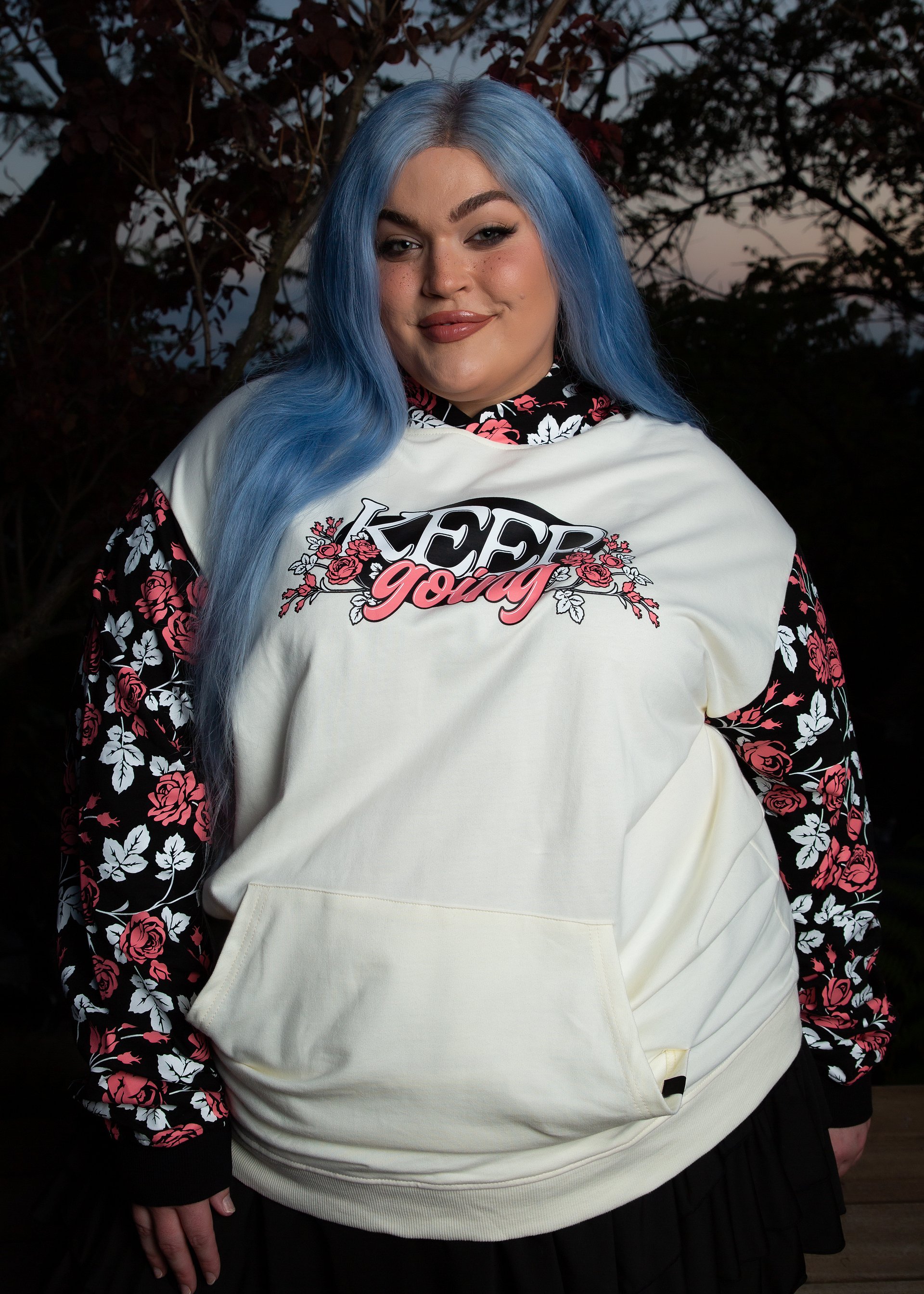Keep Going Roses Hoodie product image (8)