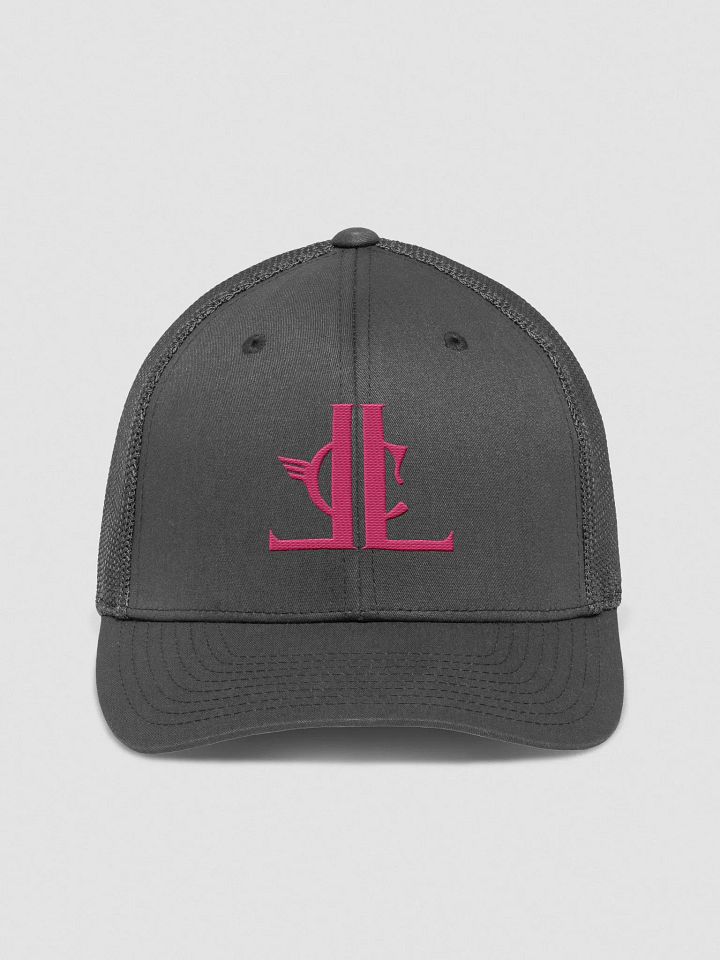 Legacy Co Official - Pink Logo Flexfit Mesh Back Trucker Hat product image (1)